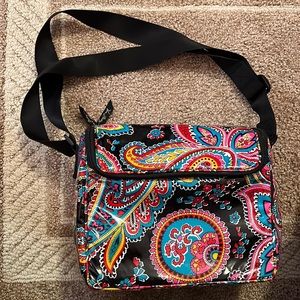 Vera Bradley insulated lunch bag. It has an adjustable strap. New, unused.